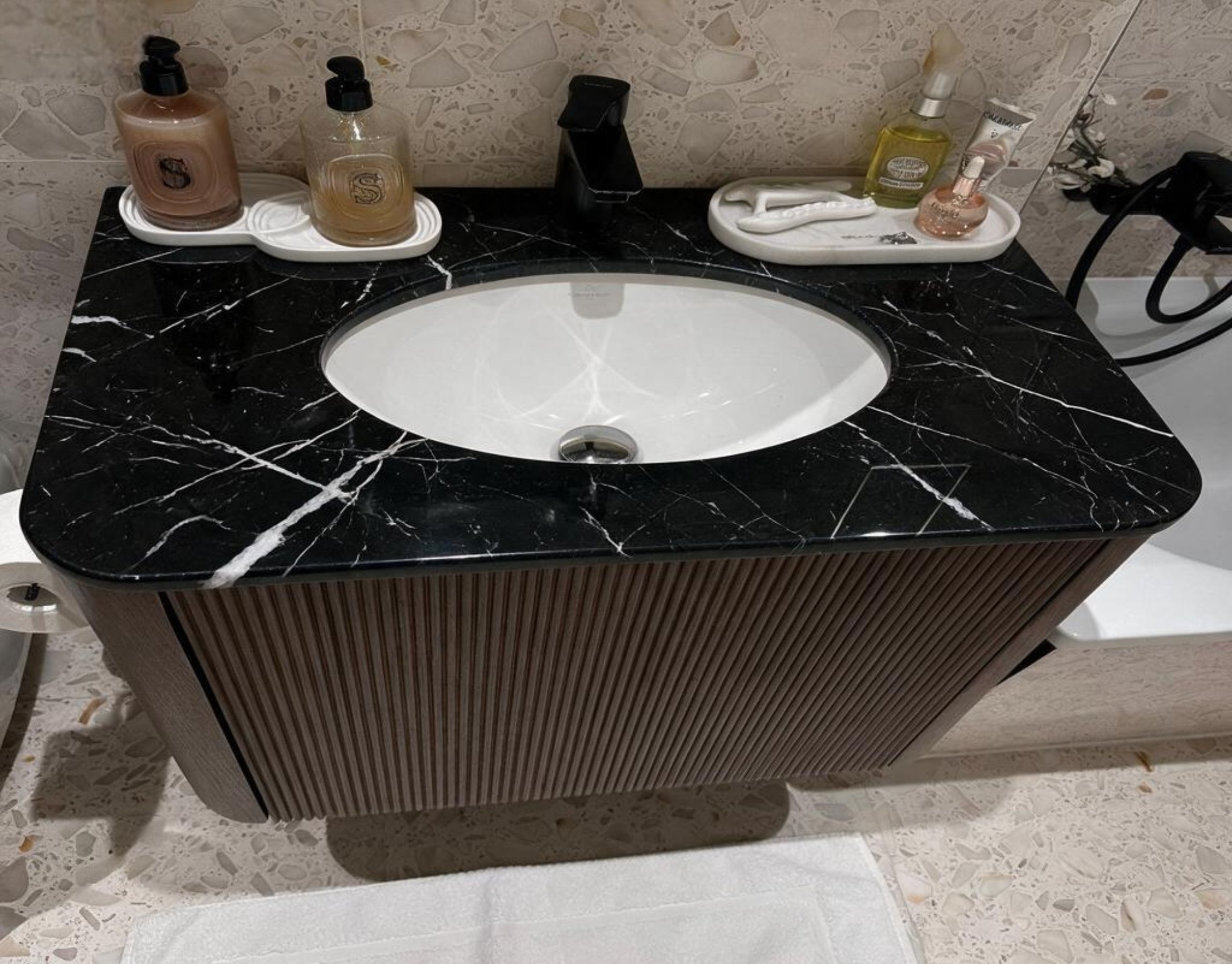Bathroom Vanity for Black-Marquina-Marble in Bangi